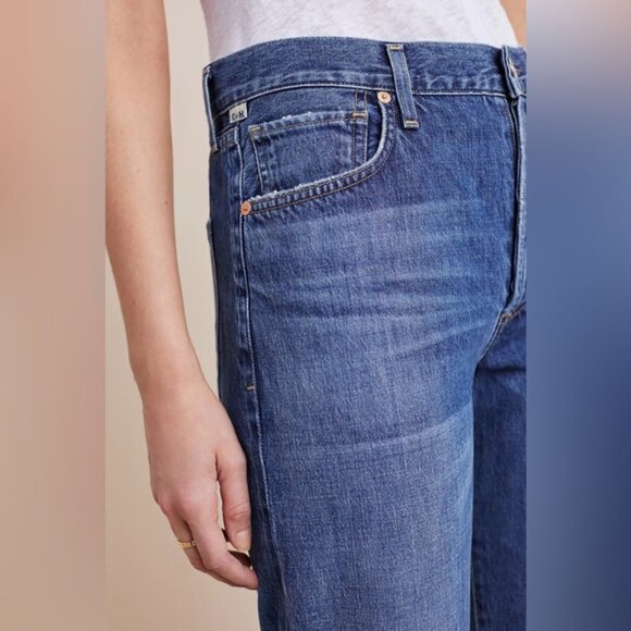 Citizens of Humanity Emery High-Rise Straight Cropped Jeans Size 27 - Picture 4 of 12